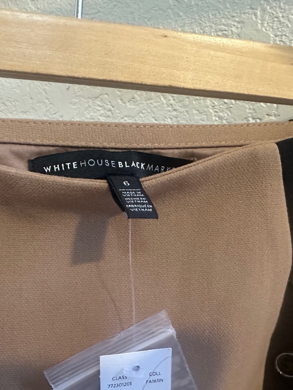 House of Black and White Skirt. Tan and Black. Size 6. New with tags.